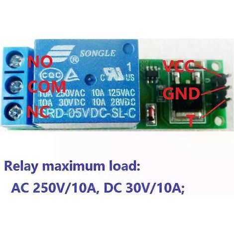 Für DC 6V 9V 12V 24V Flip-Flop-Latch-Relaismodul 1-Kanal bistabiler selbstverriegelnder Schalter Niedrigimpuls-Triggerplatine für Leuchtdioden-JXLGV (1/4)