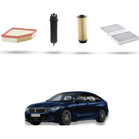 Kit tagliando 4 filtri compatibile con Bmw serie 6 (G32GT) 640d hybrid 250kw dal 2020 (1/5)