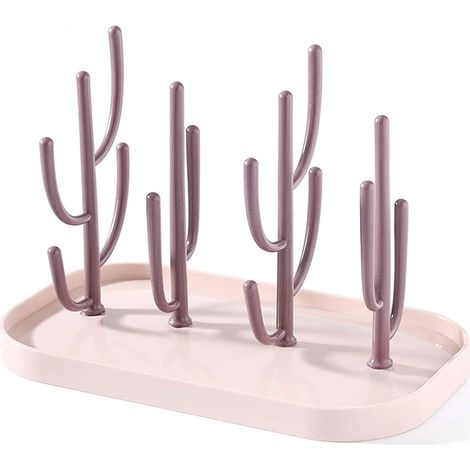 1 Séchoir Biberons, Amovible, Support Séchage, Arbre Égouttoir, Pour Bouteilles Tétines Tasses (1/5)