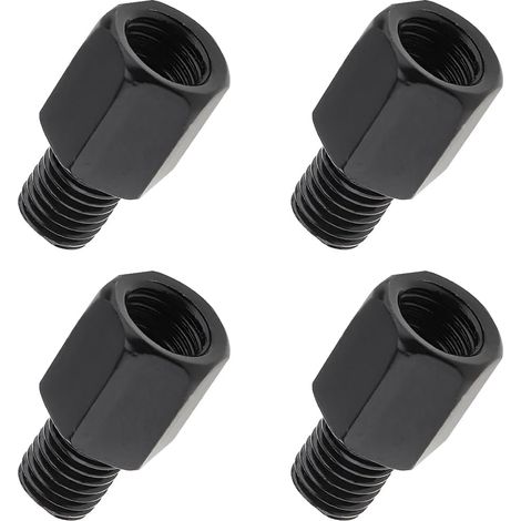 Lot De 4 Adaptateurs De Rétroviseur Moto, Filetage à Droite M8 pour Moto Adaptateur Miroir Adaptateur Miroir, Rallonges Rétroviseur En Acier Galvanisé Pour Rétroviseur Moto, Vis, Boulons (1/5)