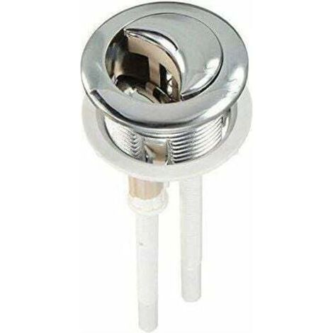 38 Mm Bouton Poussoir Double Pour Chasse D'Eau Wc Chromé Haute Pression De Pompage Accessoires Pour Toilettes Closes Tool Outils Professionnels (1/4)
