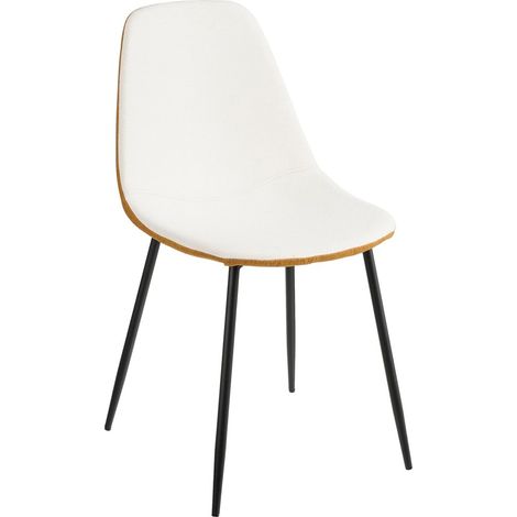 Mica Decorations Chaise de salle à manger Blanc cassé H82xl53xL43cm (1/5)