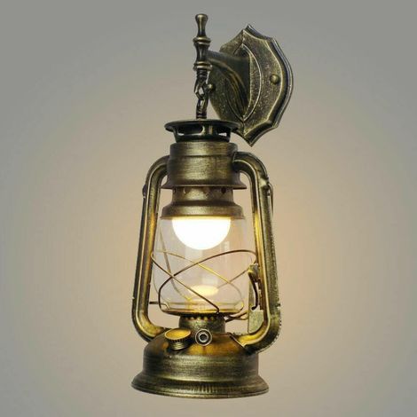 Außenwandleuchte Vintage Gartenlampe Außenwandlaternen Retro Rustikal Wandlampe Aussen Dekorative Außenlampe Wandleuchte Industrie Wandlampe Garten Flur Hängelampe E27 (1/5)