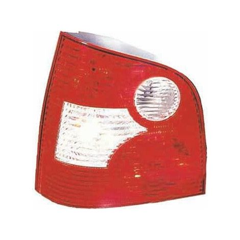 Feu arrière gauche rouge et blanc Volkswagen Polo 4 2002-2005