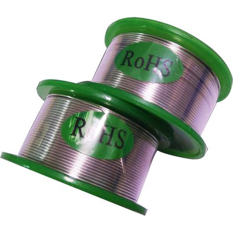Lot de 2 Fil de soudure, 1.2mm fil à souder pour de soudure Sn 99.3%,Cu 0.7% avec Colophane Base pour Soudure Électrique, 50g (1/5)