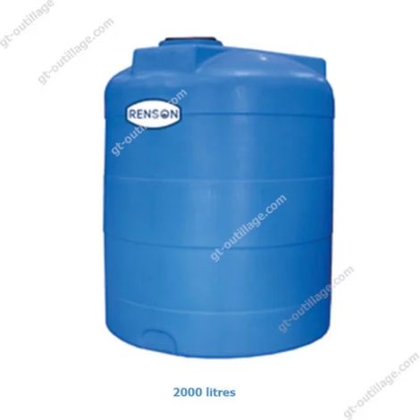 Cuve de stockage verticale en PE 2000 litres RENSON (1/2)