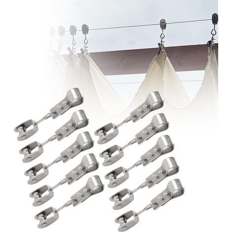 Lot de 10 poulies à corde – Poulie simple en acier inoxydable 304 avec colliers – Poulie pour câbles. bateaux et yachts (1/5)