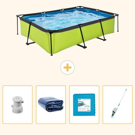 Exit-toys Piscine Exit Rectangulaire - 300x200x65 cm - 5-pièces S319 (1/5)
