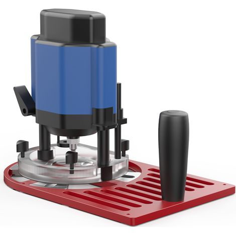 La base de la table de travail de la tondeuse est dotée d'un curseur réglable en alliage d'aluminium de haute qualité, ce qui la rend légère et portable avec une compatibilité de 65 mm à 132 mm. (1/5)