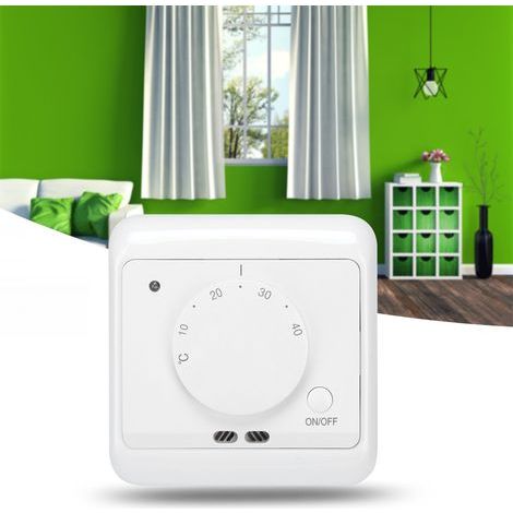 Thermostat de chauffage électromécanique mural 230 V 16 A (1/5)
