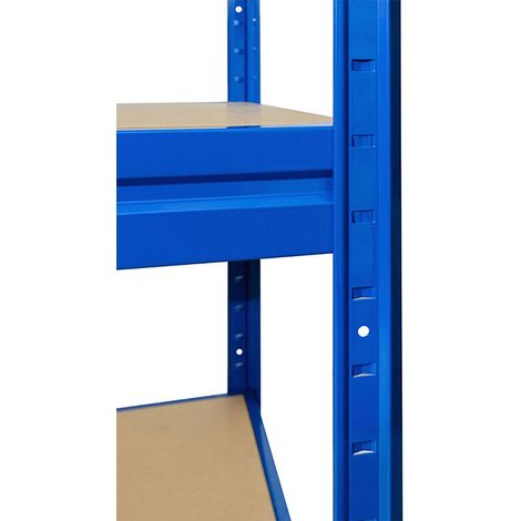 Mammut – Rayonnage étagère charge lourde tôle d'acier 4 étagères 1500 kg – Dimensions 200 x 180 x 60 cm – Montage facile – Système modulable — vue 2