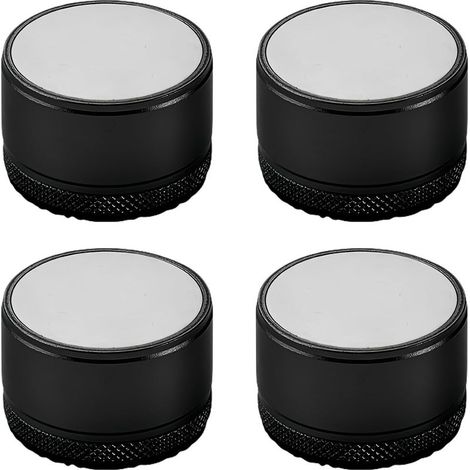 Set mit 4 verstellbaren Möbelfüßen aus Metall, geeignet für Stühle, Tische, Sofas, Schränke und Badezimmerschränke, schwarz, Höhe 2,7–4 cm, Durchmesser 40 mm (1/5)