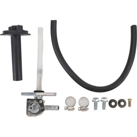 Commutateur de robinet d'essence, réservoir de gaz commutateur de carburant pompe à soupape Petcock robinet de réservoir d'huile Petcock Valve Honda Rancher FourTrax TRX250 350 400 500 (1/4)