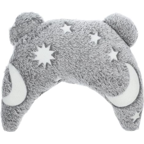 1 - Coussin pour Chat - Oreiller pour Chien - Forme en U pour Soutien Cervical - Tissu Doux pour Sommeil Apaisant - Usage Maison et Voyage - Multicolore - 21,50 x 18,50 x 6,50 cm (1/5)
