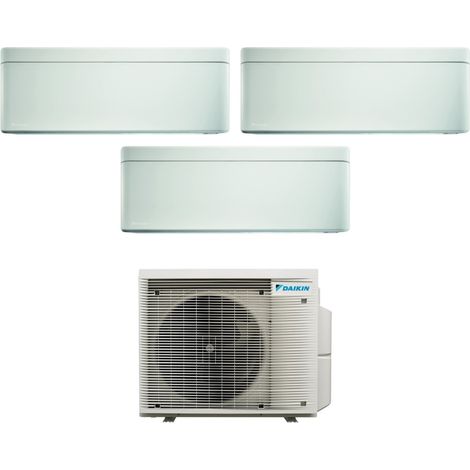Daikin Bluevolution Trial Split Inverter-Klimagerät Serie STYLISH WHITE 7+7+7 mit 3MXM40N R-32 Wi-Fi Integrated 7000+7000 Farbe Weiß - Italienische Garantie