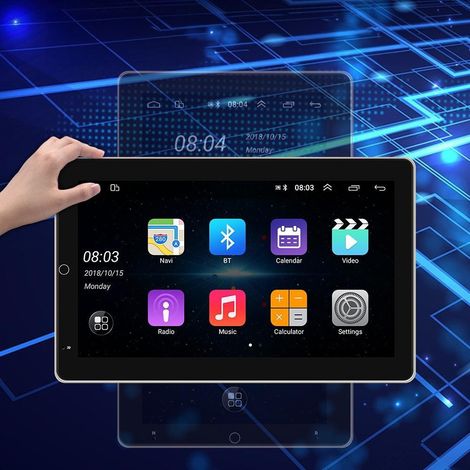 Trade Shop - ANDROID 10" DREHBARES AUTORADIO MP5-PLAYER BLUETOOTH WIFI GPS SPIEGELVERBINDUNG - (1/5)