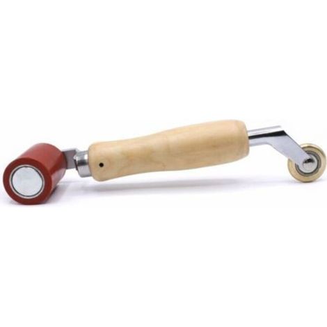 Rouleau de pression professionnel – Combiné 1 rouleau silicone et 1 rouleau laiton – 45 mm pour diffuseur à air chaud – Outil couvreur (1/5)