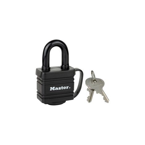 Candado MASTERLOCK de acero laminado con protección termoplástica - 40 mm - 7804EURD