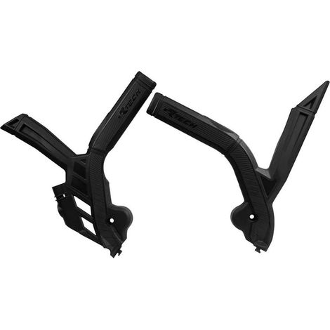 Protezioni telaio RTECH Super Grip per Beta RR 2020-2021, nere (set)