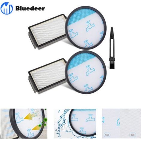 HEPA Kit de filtres pour aspirateur Rowenta COMPACT Power XXL RO4825EA RO4811EA RO4871EA RO4855EA RO4826EA RO4859EA RO4881EA (ZR78000 Filtres) Bluedeer (1/5)