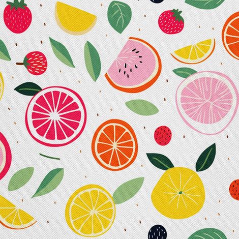Tela decorativa para exteriores Oxford - Motivo frutal  DX6209 (1/5)