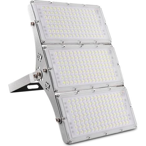 Projecteur LED Extérieur 300W, 6500K Blanc Froid 30000LM Super Lumineux Spot Extérieur - IP65 Imperméable Éclairage de Sécurité pour Jardin, Patio, Cour, Entrée, Garage, Couloir, Atelier (1/5)