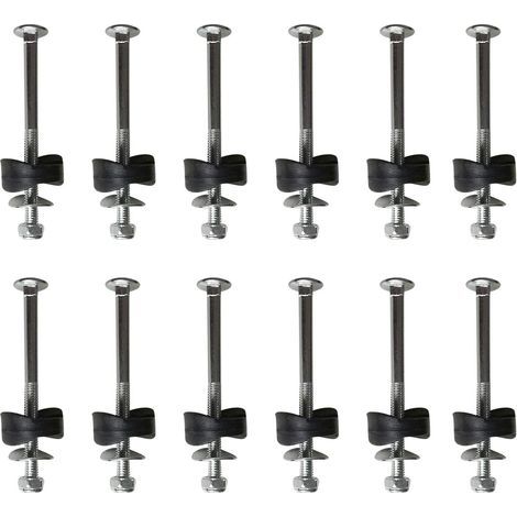 Lot de 12 entretoises de trampoline avec vis pour fixer le trampoline - Accessoires de rechange pour trampoline (1/5)