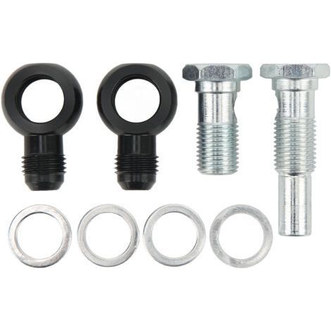 Kit de montaje tipo banjo para enfriador de aceite de transmisión de aleación de aluminio AN6x1/4NPSM para transmisiones 4L80E (1/5)