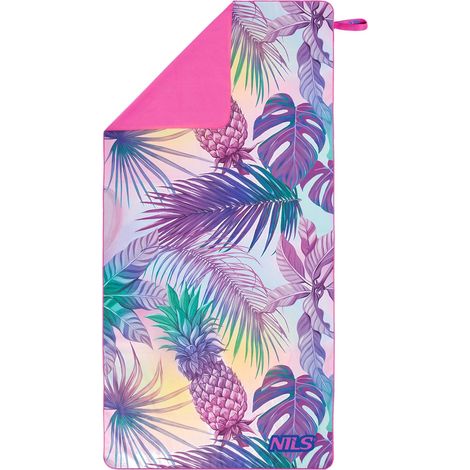 Mikrofaserhandtuch, Ananas-Design, 160x80 cm