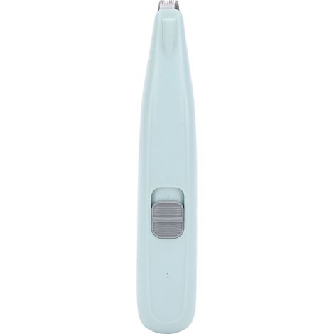 Tondeuse à poils pour animaux de compagnie, silencieuse et rechargeable, pour chats et chiens, idéale pour le toilettage des poils autour des yeux, des oreilles et du visage (vert). (1/5)