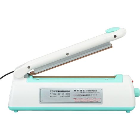Scelleuse de sacs manuelle à chauffage rapide 210 W, scelleuse à impulsion thermique, machine à sceller les sacs manuellement pour la maison et le commerce, prise CN 220 V (1/5)