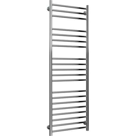 Reina Luna Straight Heated Towel Rail 1500mm H x 500mm W Stainless Steel (1/6)