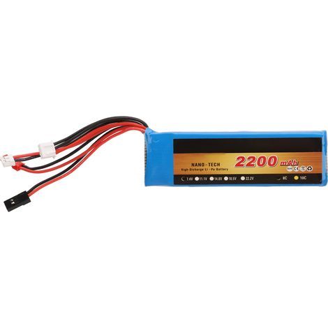 2S 7,4V 2200mAh 8C LiPo-Akku für T6J T8FG 12FG Sender - Ersatz-Lithium-Polymer-Akku für Fernbedienung (1/5)