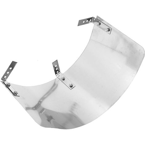 Couvercle de filtre à air conique d'admission d'air froid pour voiture de course, protection thermique en acier inoxydable pour filtre de 2,5 à 4 pouces (1/4)