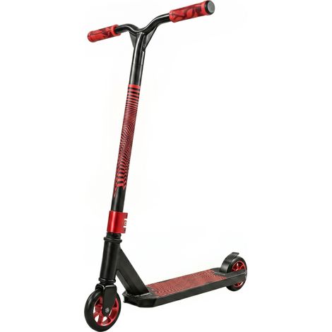 Scooter Acrobático para Trucos Patinete Freestyle con Rodamientos ABEC-9 Ruedas 120 mm Giro 360° para Skatepark Rojo (1/5)