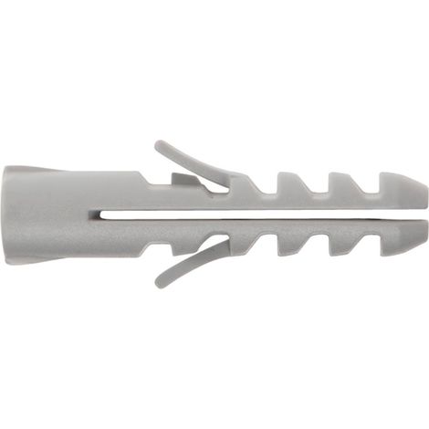 Taco tradizionale in nylon grigio 6 mm. (Scatola da 100 pezzi)