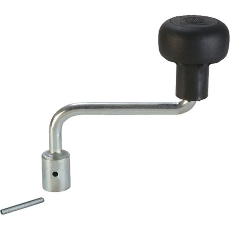 Manivela de repuesto para remolque de 105 mm para eje de 12 mm Winterhoff AL-KO 1860630 (1/2)