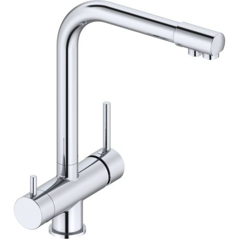 mitigeur évier - 3 voies - design - chromé - alterna 4774220