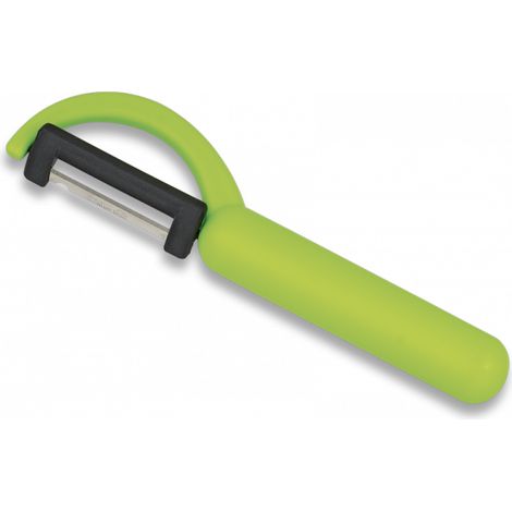 Pelador Neo Vertical - Verde Topcutlery con Mango ABS, Goma antideslizante y cuchilla de cero inox. en blister