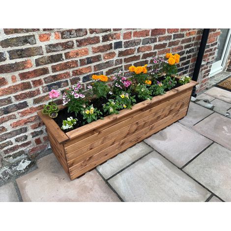 The Willoughby Extra Large Sleeper Trough - Wood - L48 x W161 x H45.5 cm - Fully Assembled (1/5)
