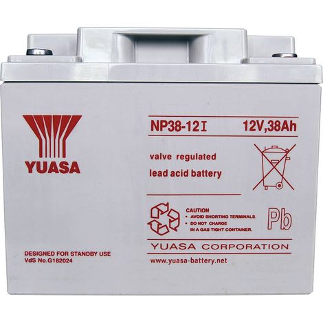 [GEBRAUCHT] B-Ware Yuasa   Bleiakku 12 V 38 Ah Np38 12 Np38 12 Blei Vlies, Agm