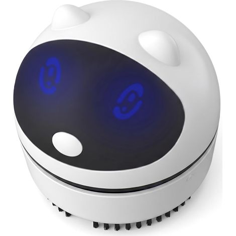Mini Aspirateur De Table, Aspirateur Portable À Main, Chargement USB, Convient pour Nettoyer Les Débris sur Le Bureau, Bureau, Maison, Blanc (1/5)