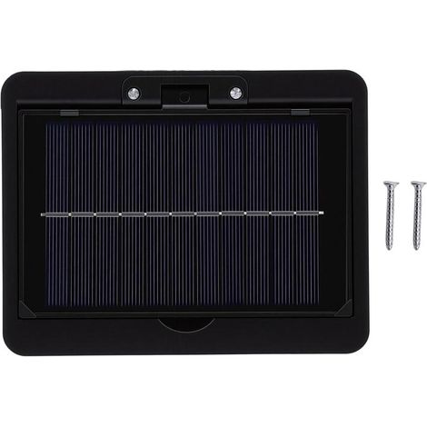 Applique Murale Solaire LED Extérieur IP67, 220° Grand Angle, Télécommande Sans Fil, Étanche, Lumière Colorée RGB pour Jardin, Terrasse, Cour (1/4)