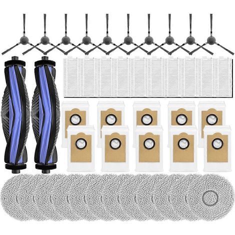 Accessoires compatibles avec l'aspirateur Lefant M3 : brosse principale, filtre, lingette, sac à poussière, pièces de rechange (1/5)