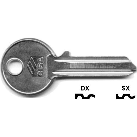 Chiavi 5 spine grandi 01310 - 01310002 sx (tipo silca cs 207)