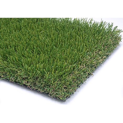 Gazon synthétique YODA 40 mm – Rouleau 2 x 5 m – Densité 18.900 points/m2 – Résistant aux UV – Idéal pour jardins et terrasses
