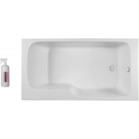 Baignoire bain douche JACOB DELAFON Malice + nettoyant 170 x 90, version droite (1/5)