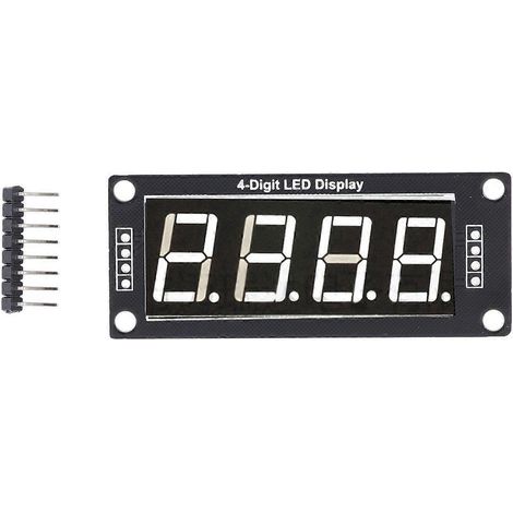 Module d'affichage numérique à segments LED (lot de 4), 4 bits, 7 segments, module d'horloge pour circuit imprimé, 14,2 mm (0,56 pouce), MRA172C, blanc