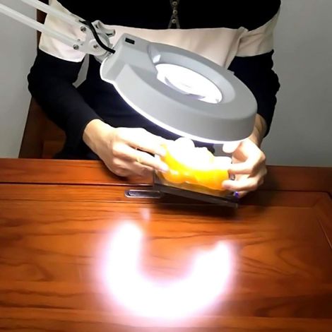 Lampe Anneau LED Lampe Fluorescente 11W T4 Lampe Ronde Lampe Anneau avec 4 Broches Lampe À Économie D'énergie Éclairage Circulaire Portable De La Chambre MNS (1/4)