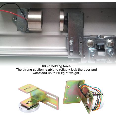 Tragbares elektromagnetisches Gewächshaus für automatische Türen – Elektrischer Alarm 60 kg – 12-V-Gleichstrom-Sicherheitssystem mit Rundbefestigung (1/5)